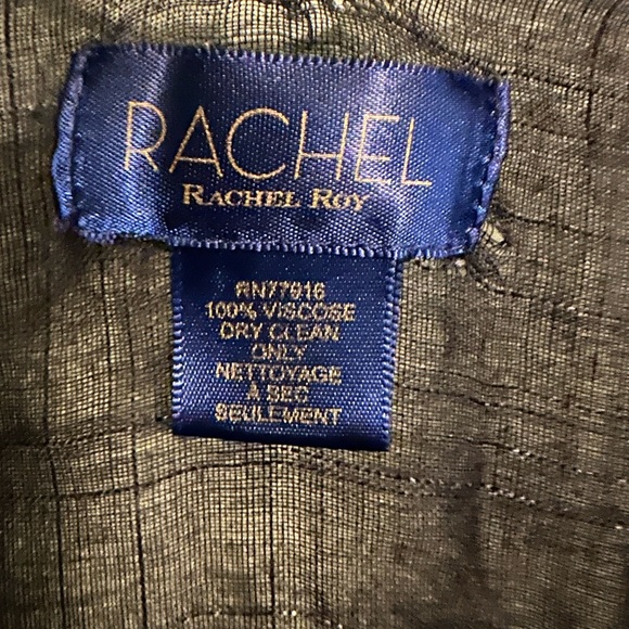 Rachel Zoe Black and White Floral Kimono Top - Picture 2 of 2